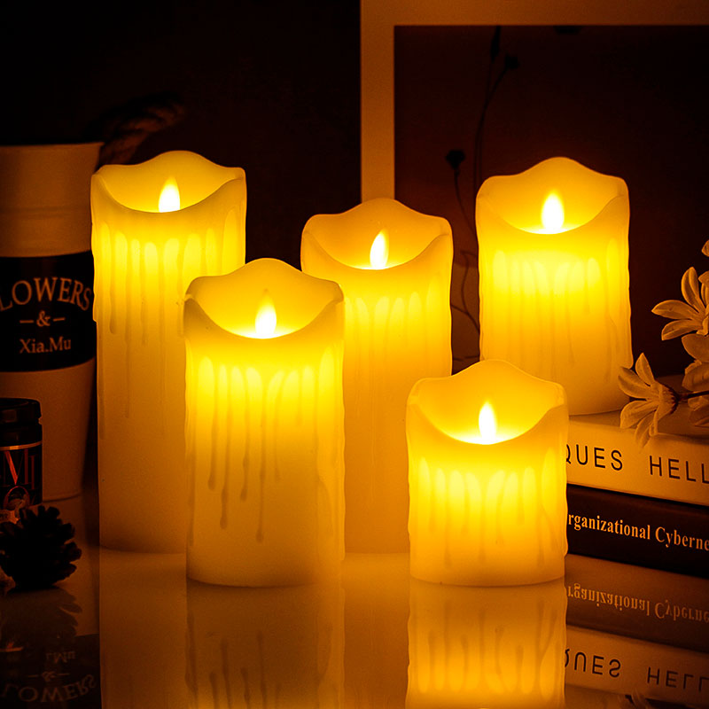 Mayone-Candle,-Diameter-3-inch,-Remote-and-timer-Candle,-Realistic-Candle-with-melting-body,-Flameless-Pillar-Candle-light3