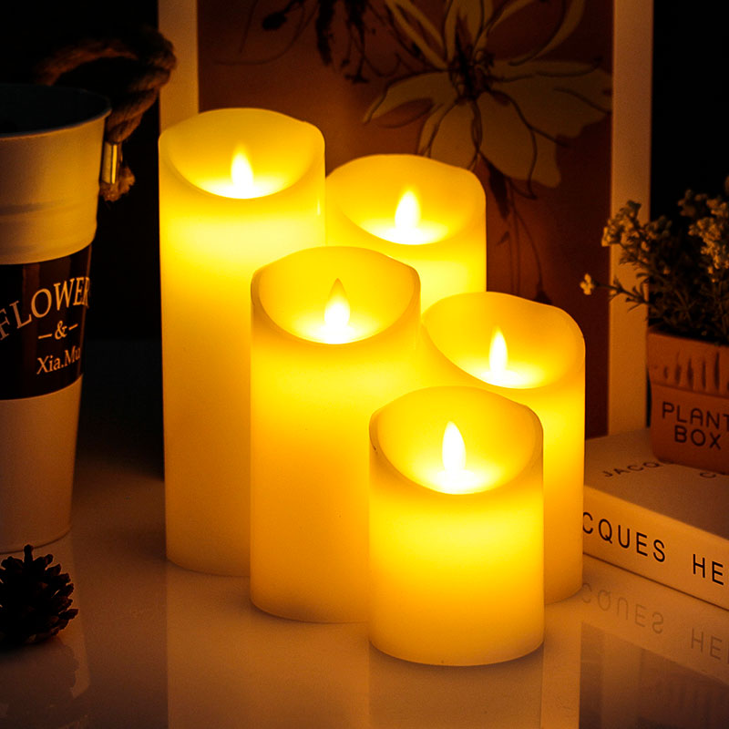 Mayone-Candle,-Diameter-3-inch,-Remote-and-timer-Candle,-Realistic-Candle-with-melting-top-smooth-body,-Flameless-Pillar-Candle3