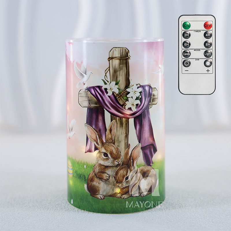 Mayone-Candle-Flameless-Candle-Memory-Candle-with-Remote-and-Timer-Dimmable-Electric-Pillar-Candles-Battery-Operated-For-Promotion-Gift-Easter-Day3