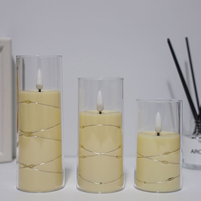 Mayone-Candle-Flameless-Candle-with-Star-String-Fairy-Light-LED-Candle-Light-For-Decoration-Gifts4