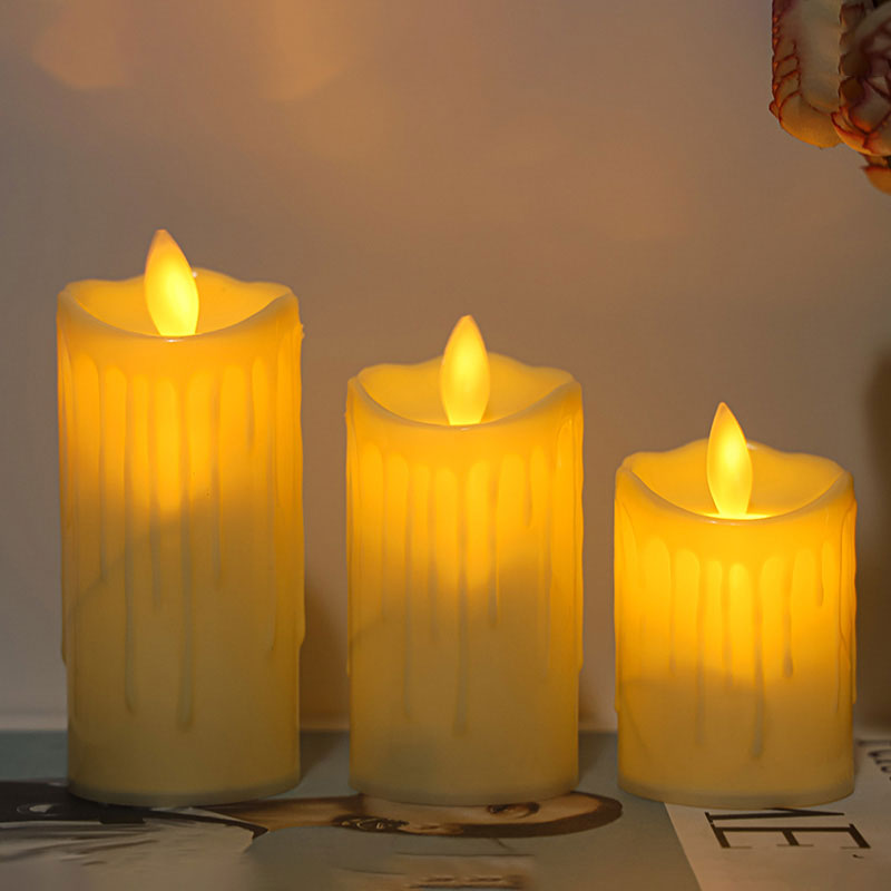Mayone-Candle,-Flameless-Pillar-Candle-with-Melted-Top-and-Body-Realistic-Flameless-Candles-with-Remote-and-Battery(3)