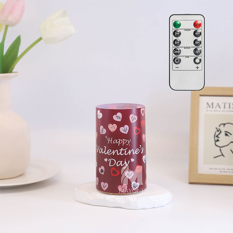 Mayone-Candle-Valentine's-Day-flameless-candle-with-Remote-Red-Heart-Clear-Glass-Set-of-3-Pack3