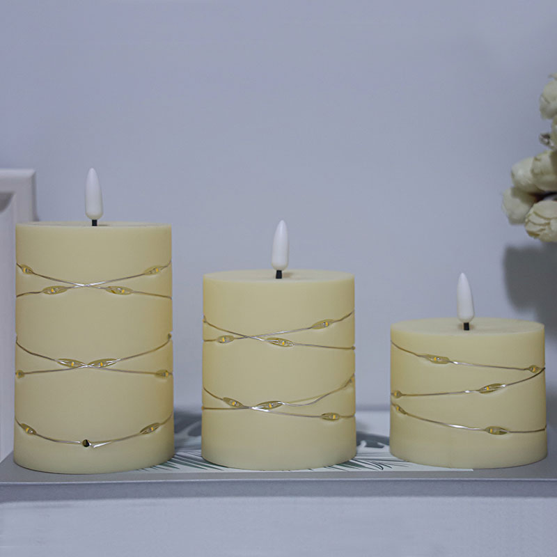 Mayone-Candle-White-LED-Flameless-Candle-with-Embedded-Star-Light-String,-3-Piece-LED-Candle,-with-10-Key-Remote-Control,-24-Hour-Timer-Function3