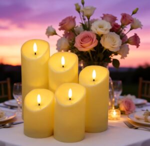 Why Hotels Choose flameless pillar candles with timer