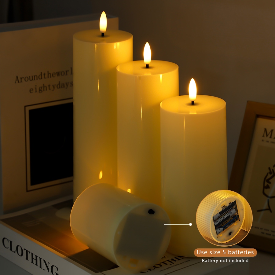 How Do Flameless Pillar Candles Create Safer Home Lighting