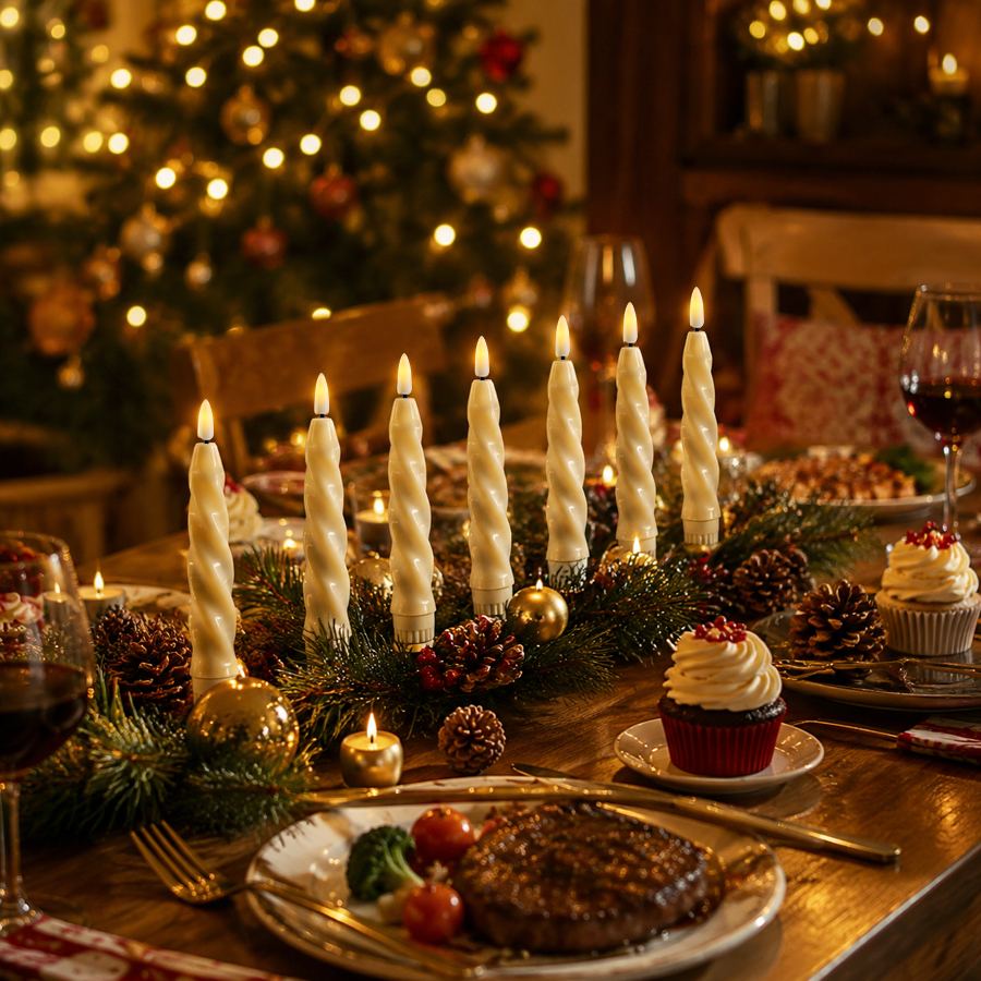 The Yule Log and Christmas Candlelight Traditions Explained