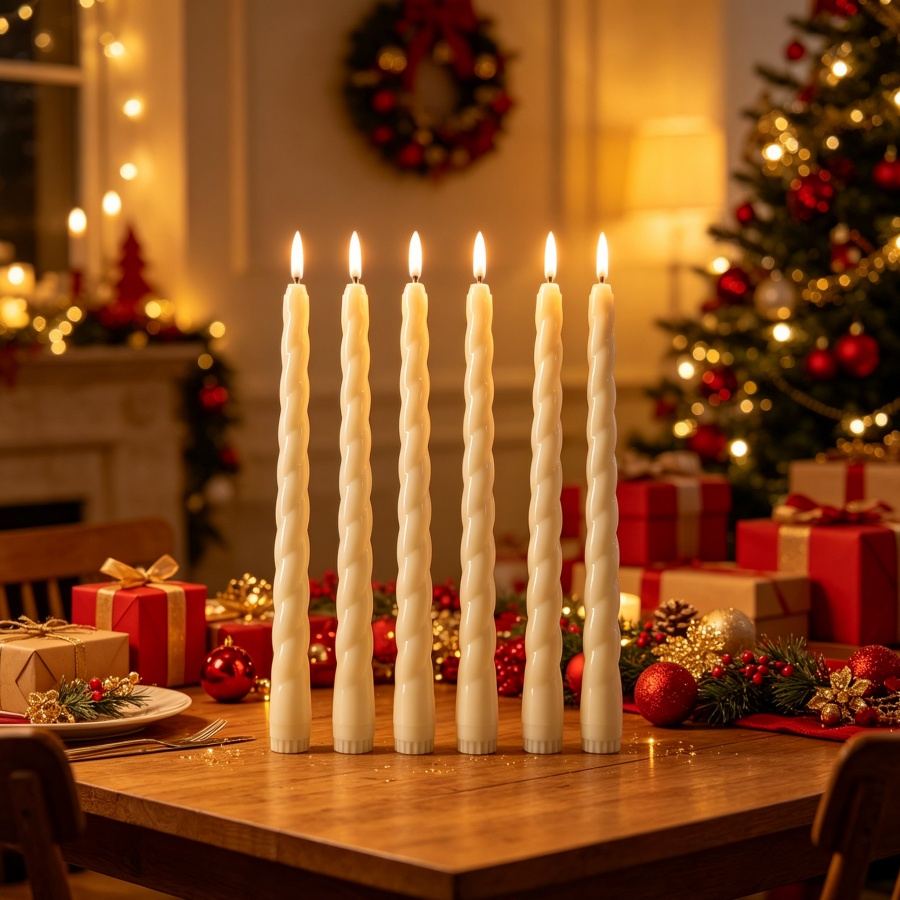 led pillar candles with timer